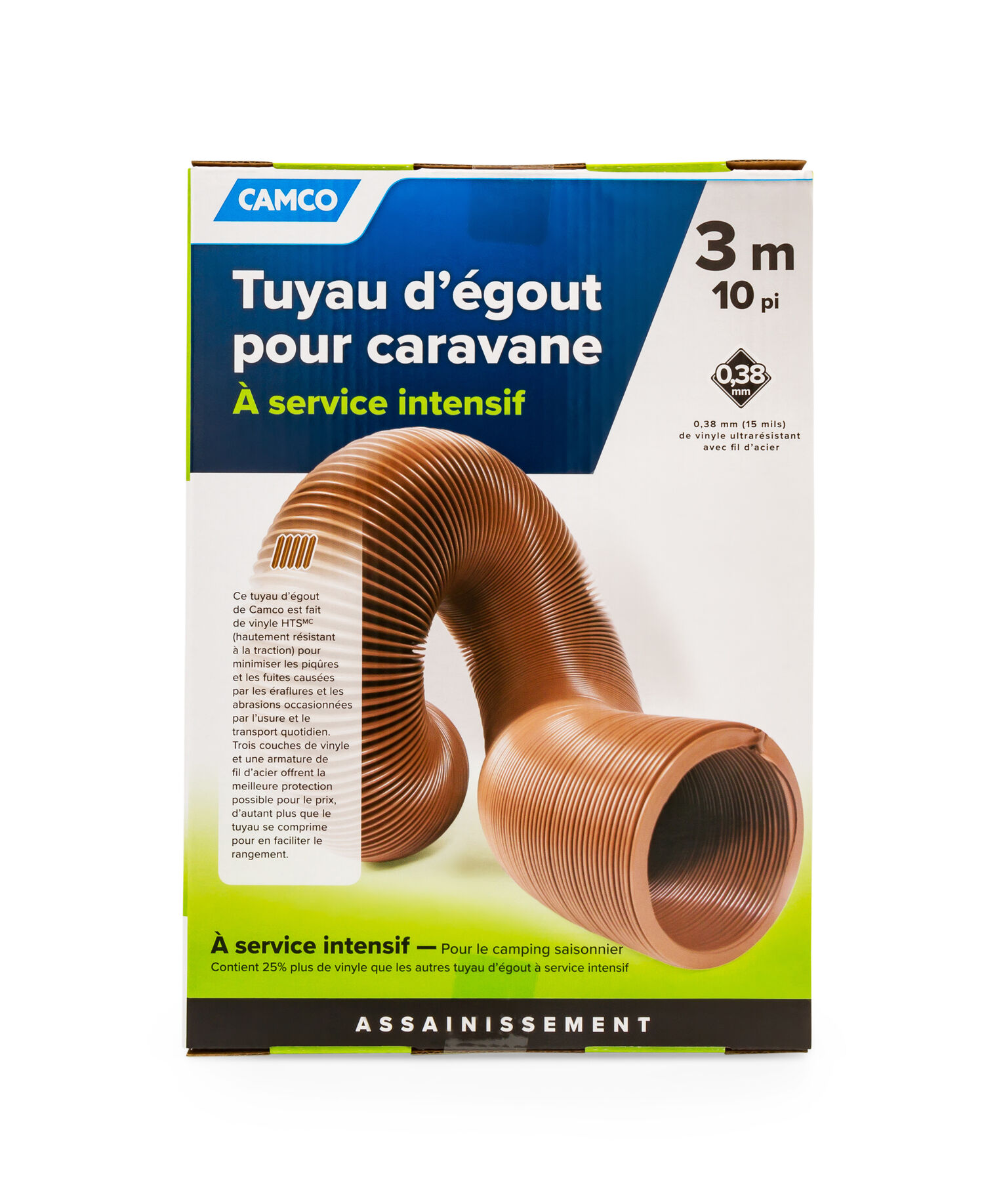 10-Ft Heavy Duty Sewer Hose 