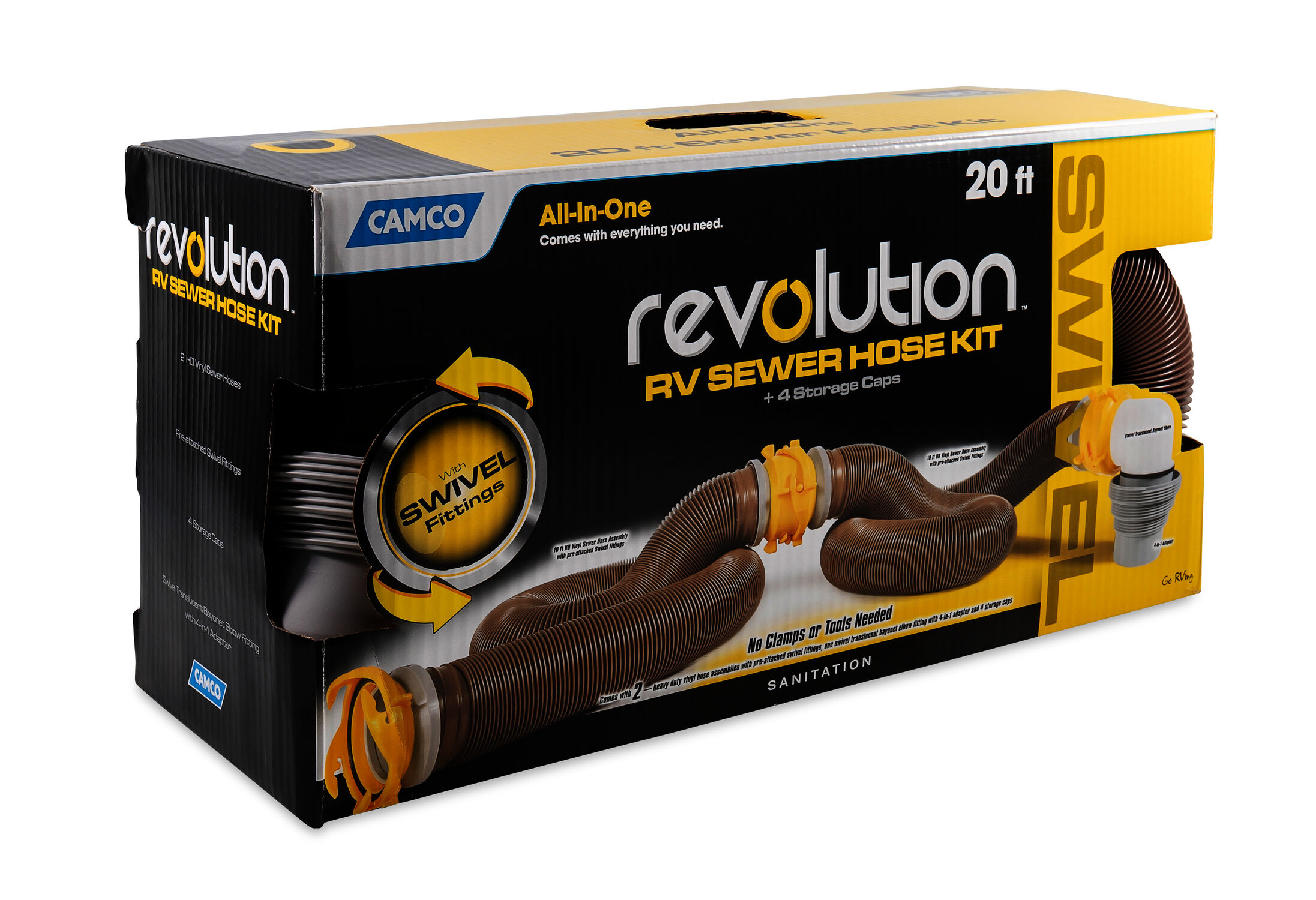 Revolution 20-Ft RV Sewer Hose Kit