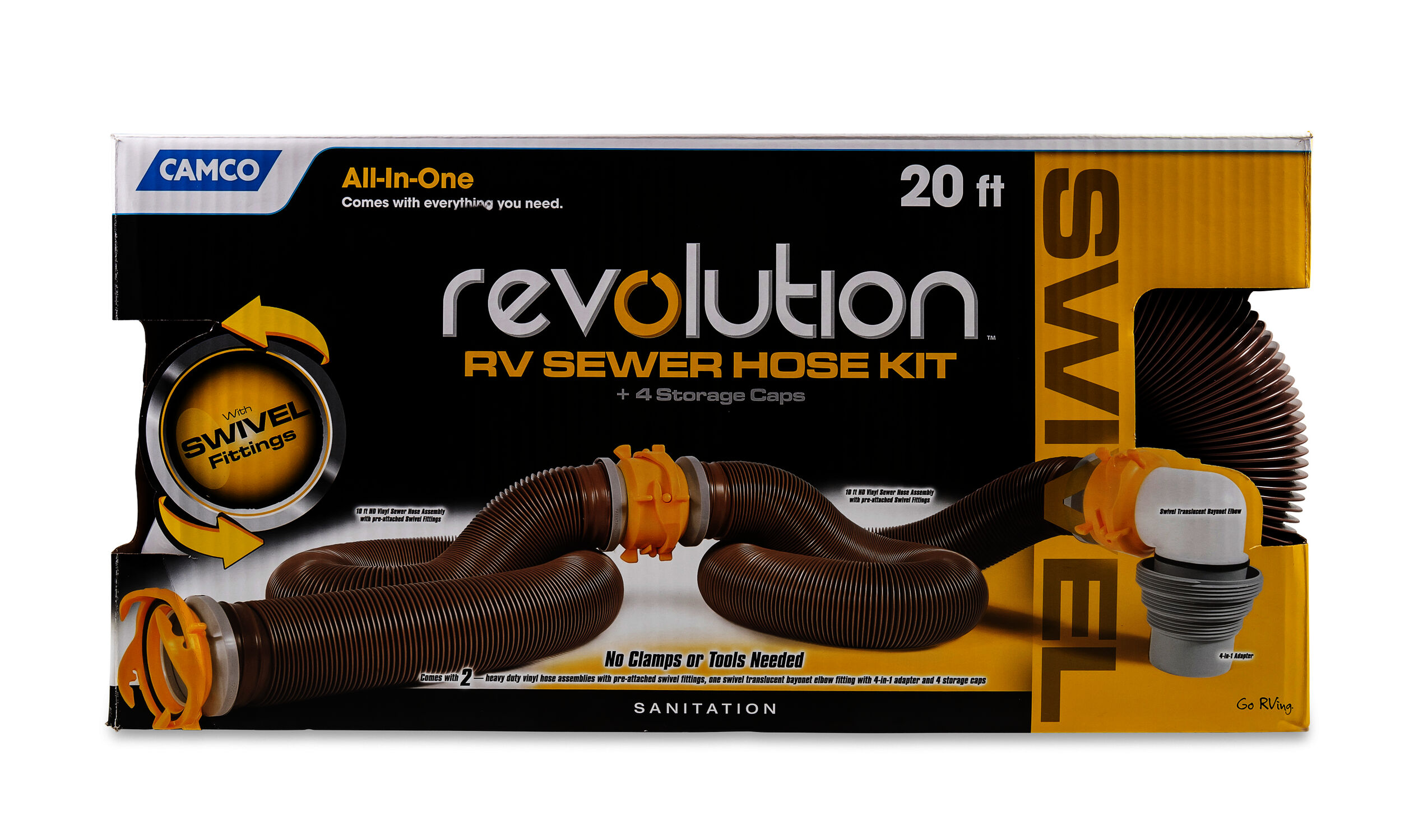 Revolution 20-Ft RV Sewer Hose Kit