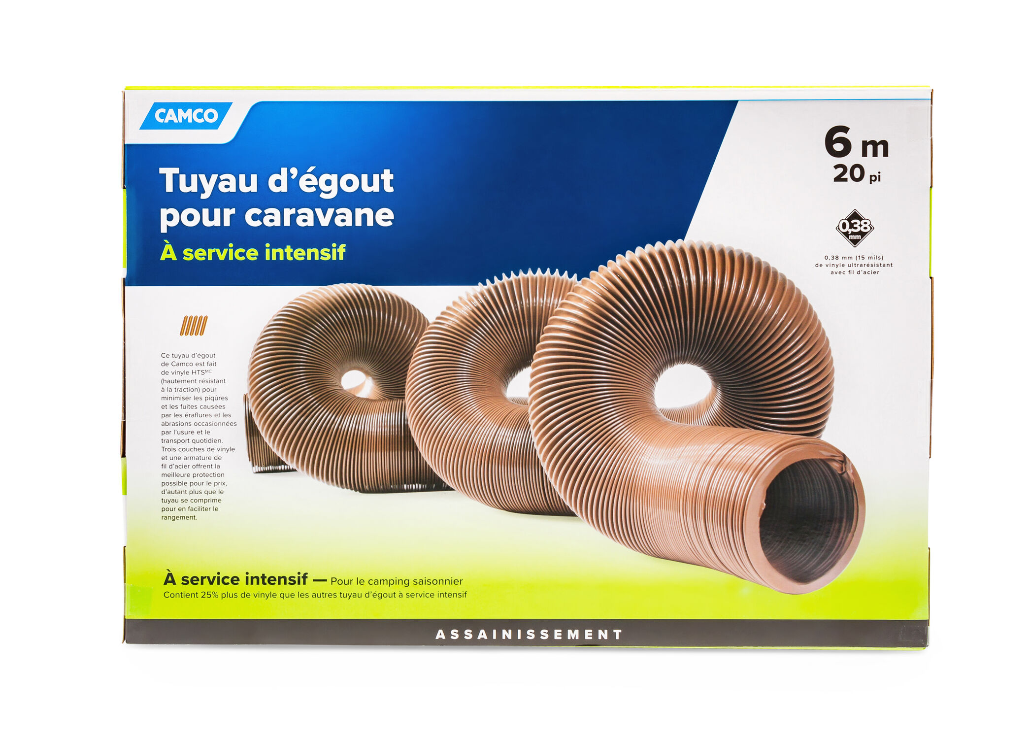 20-Ft Heavy Duty Sewer Hose 