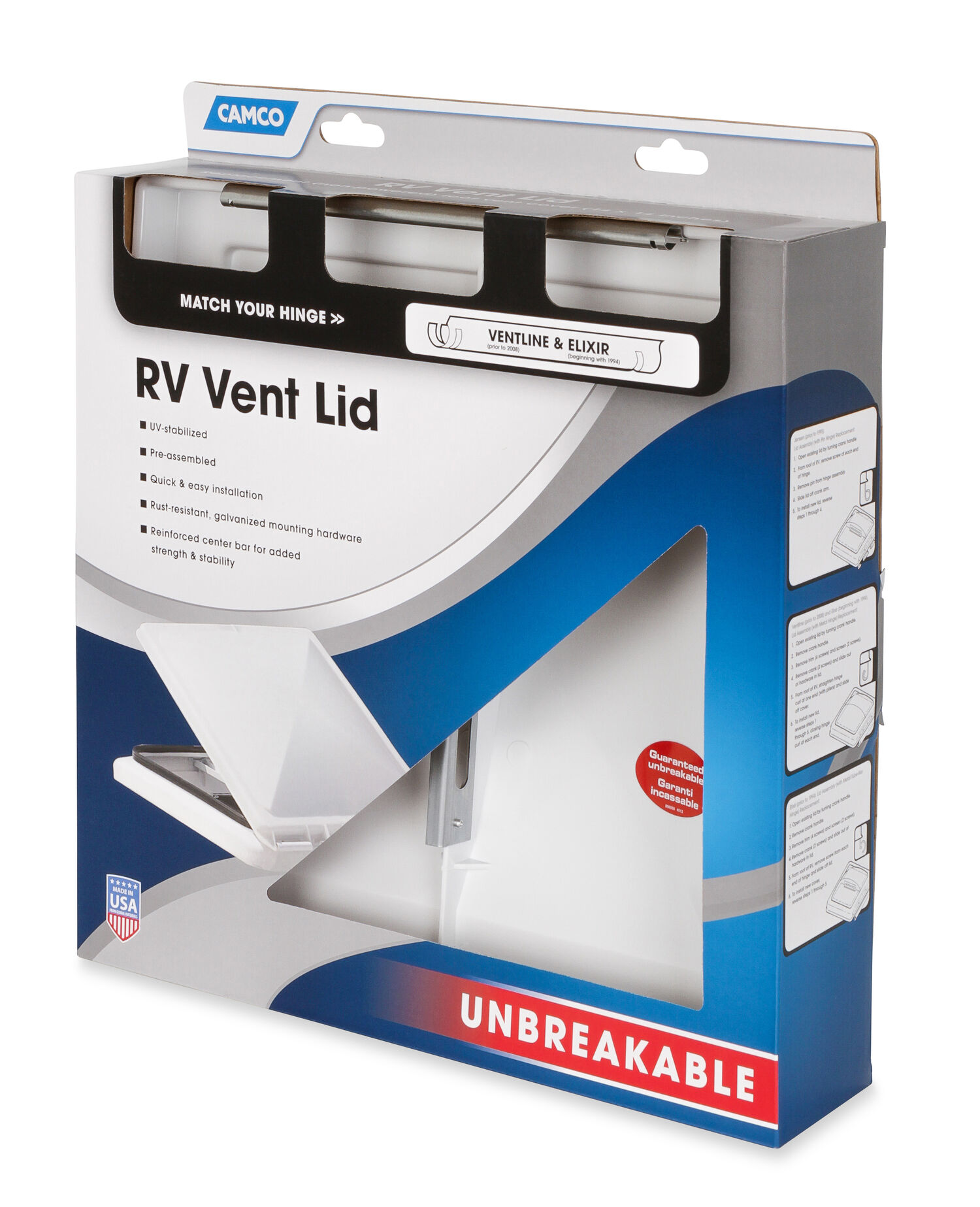 Camco Vent Lid, 14 X 14-In