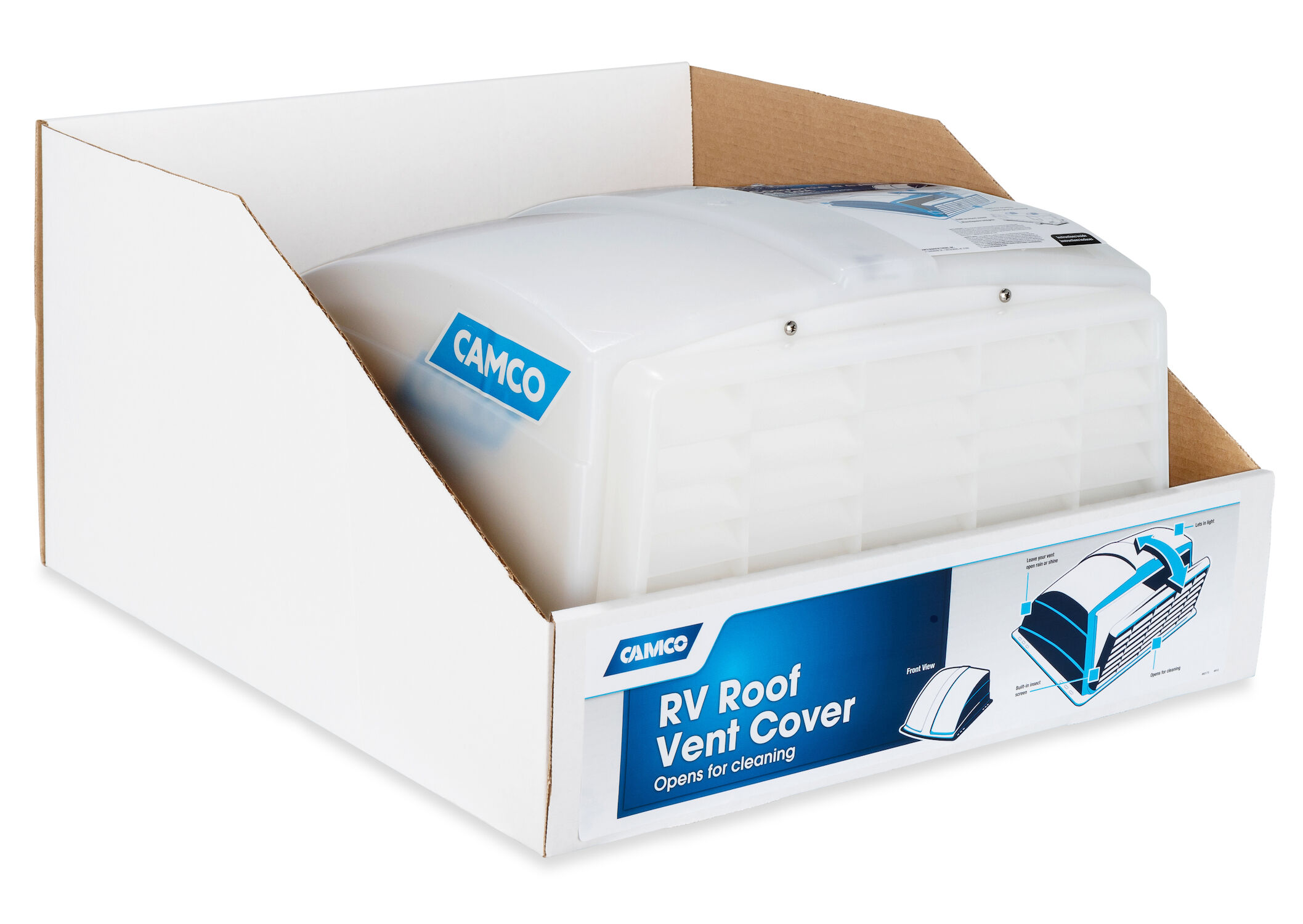 Roof Vent Cover in White, 3-Pk