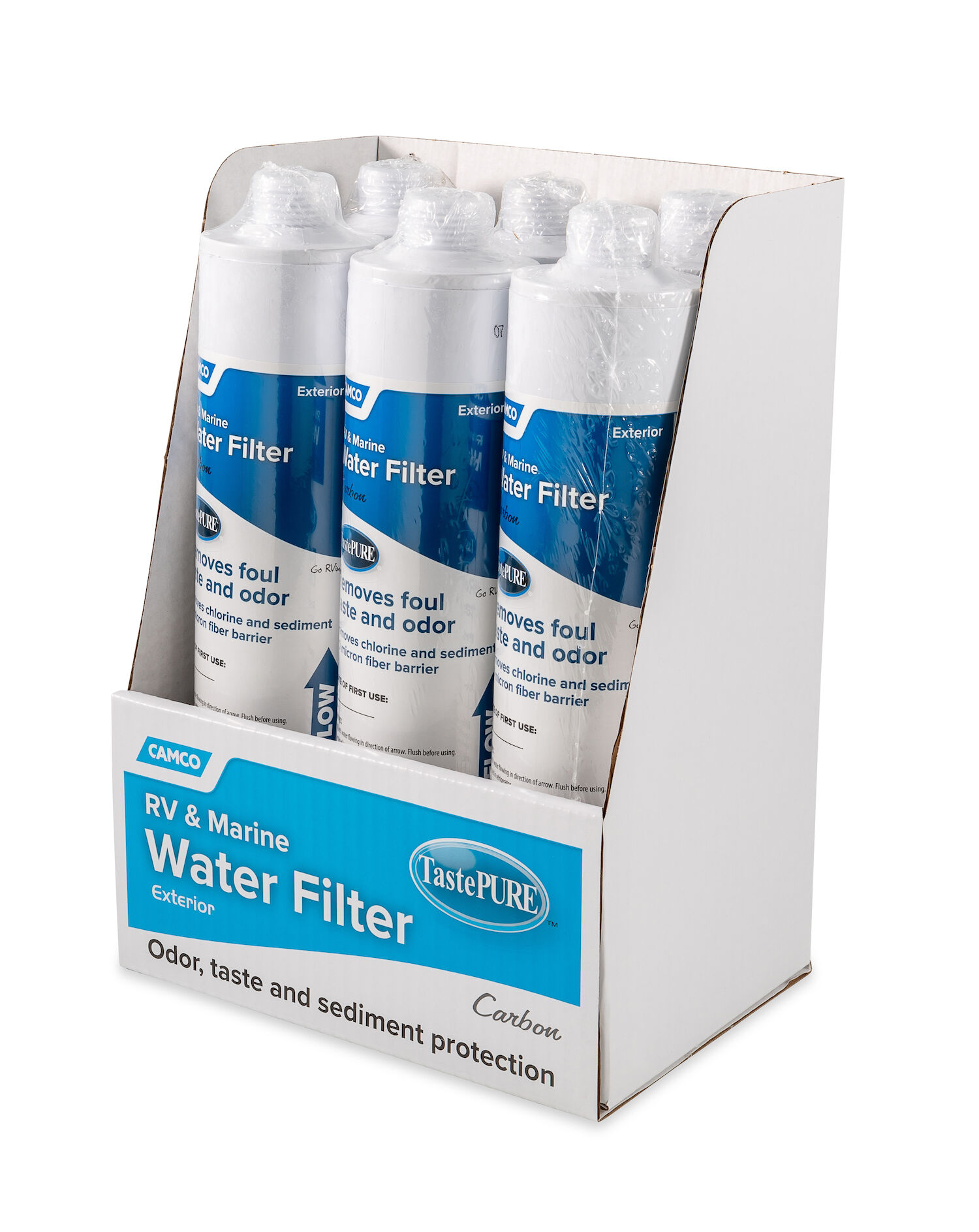 Camco TastePURE RV & Marine Water Filter, PDQ,