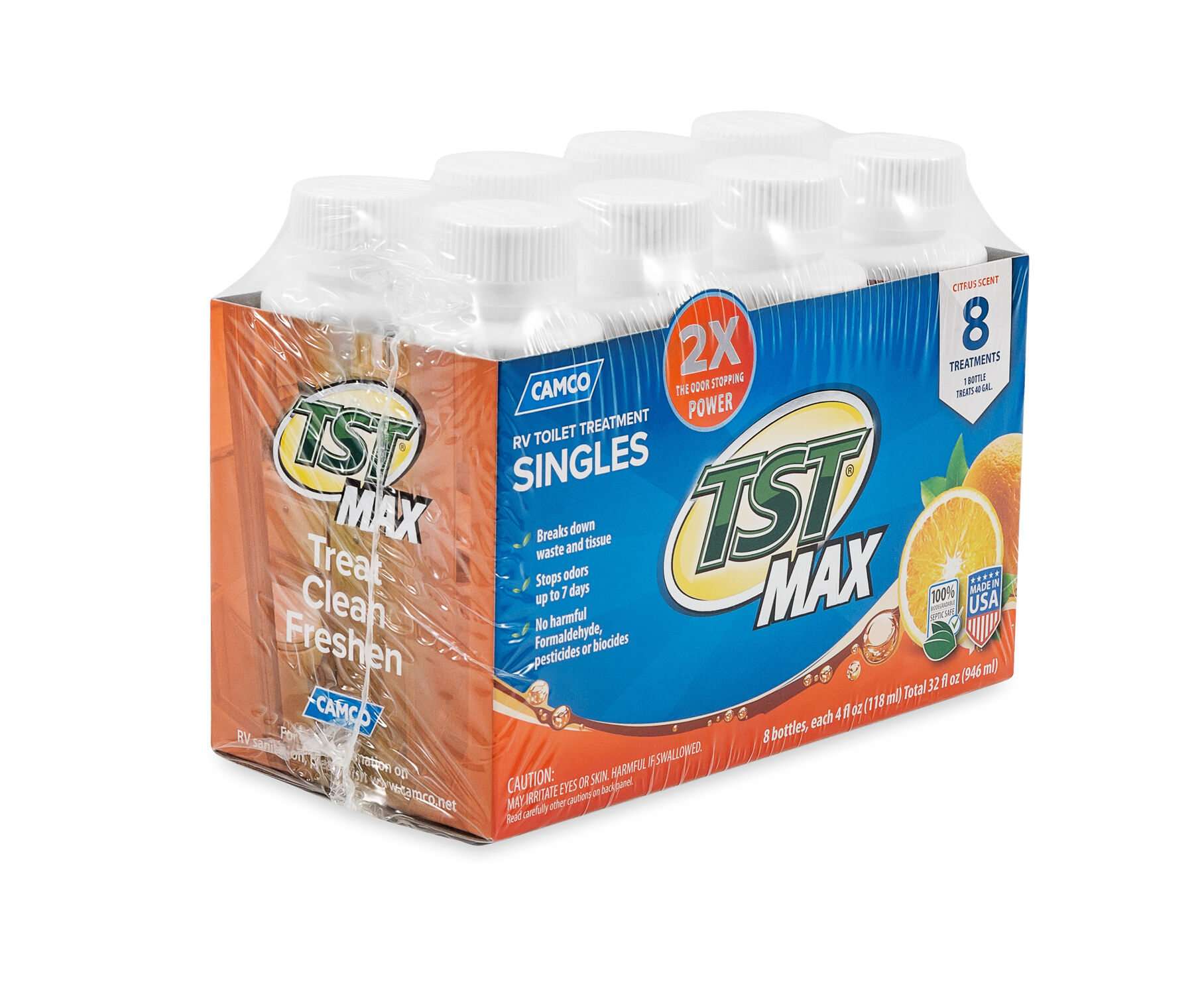 TST MAX Orange Singles, 8-4-Oz Bottles