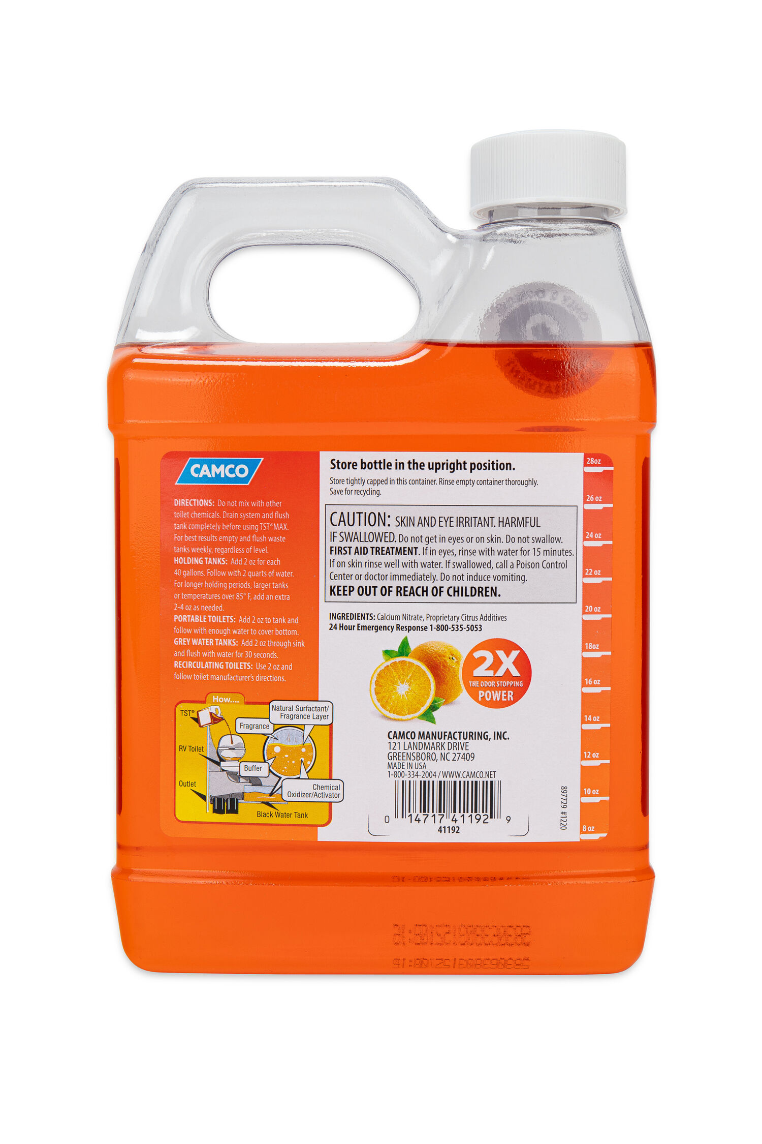 TST MAX Orange Power Toilet Treatment, 32-Oz