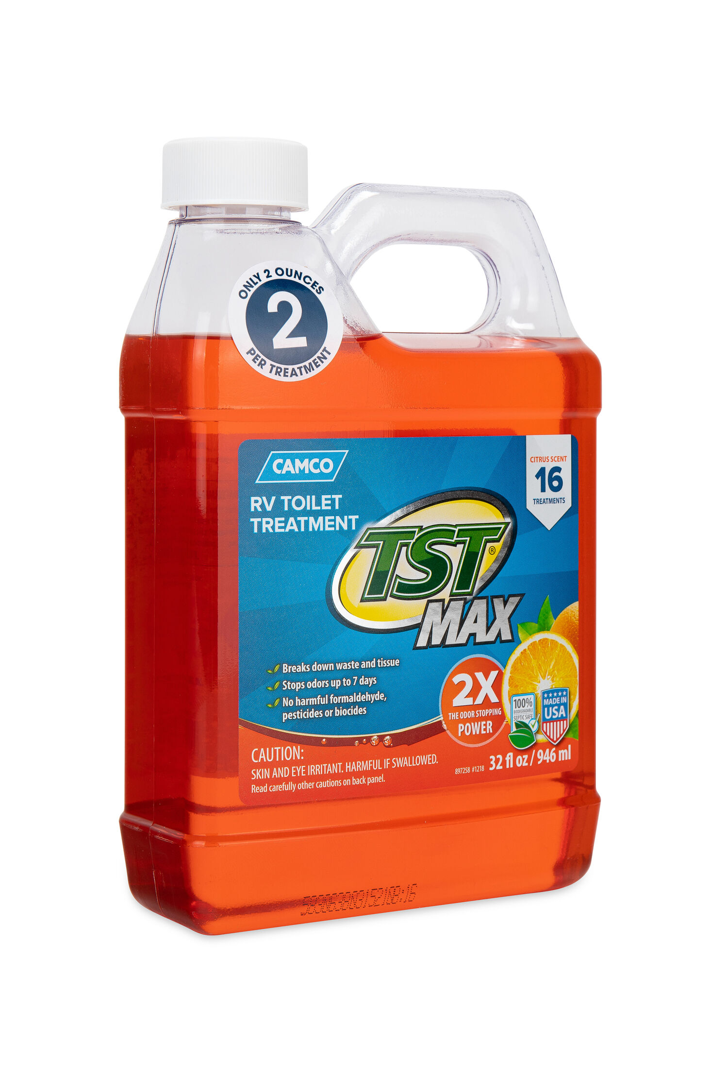 TST MAX Orange Power Toilet Treatment, 32-Oz