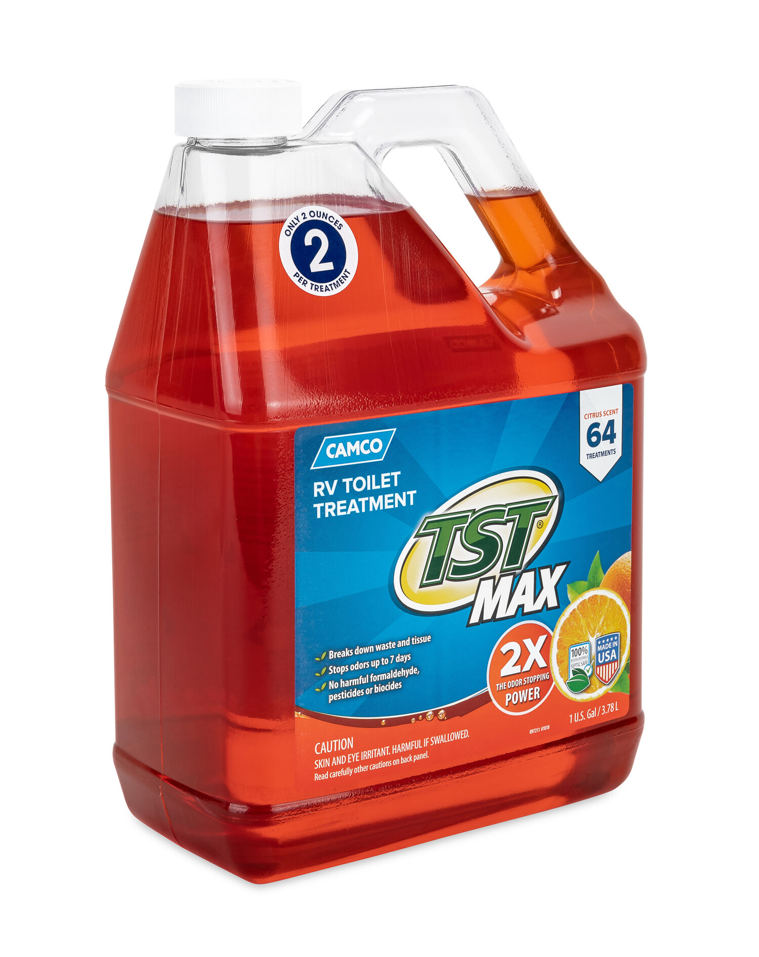 TST MAX Orange Power Toilet Treatment 1 -Gal