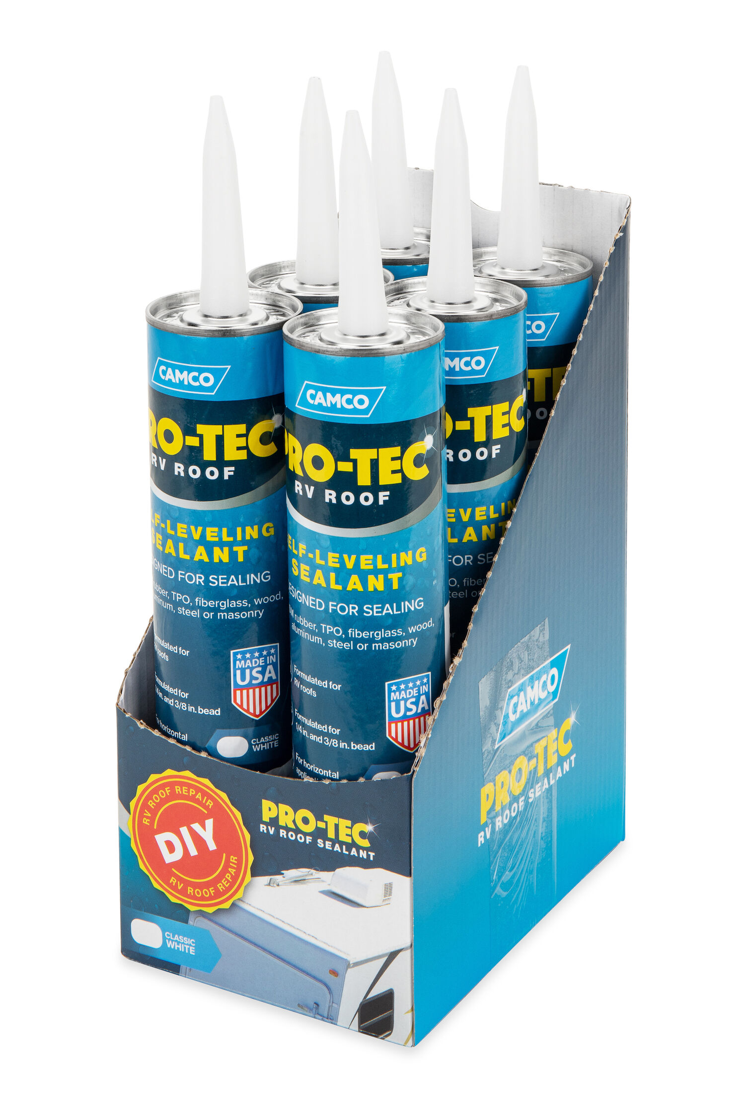 Self-Leveling Roof Sealant, White, PDQ