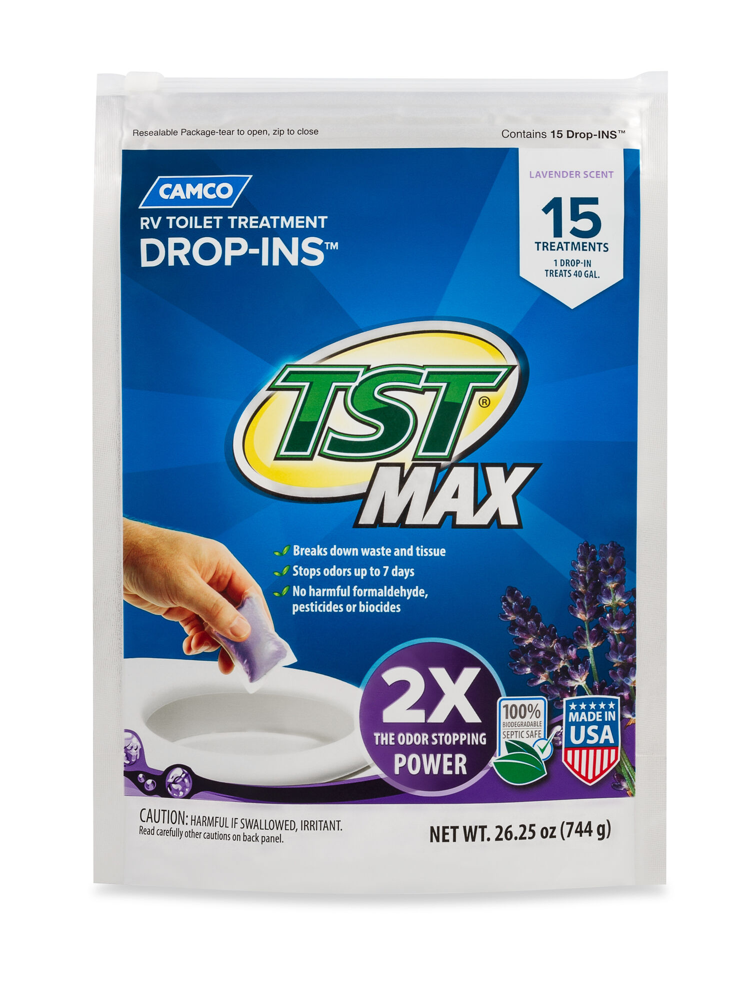 TST MAX Lavender Drop-Ins, 15-Pk