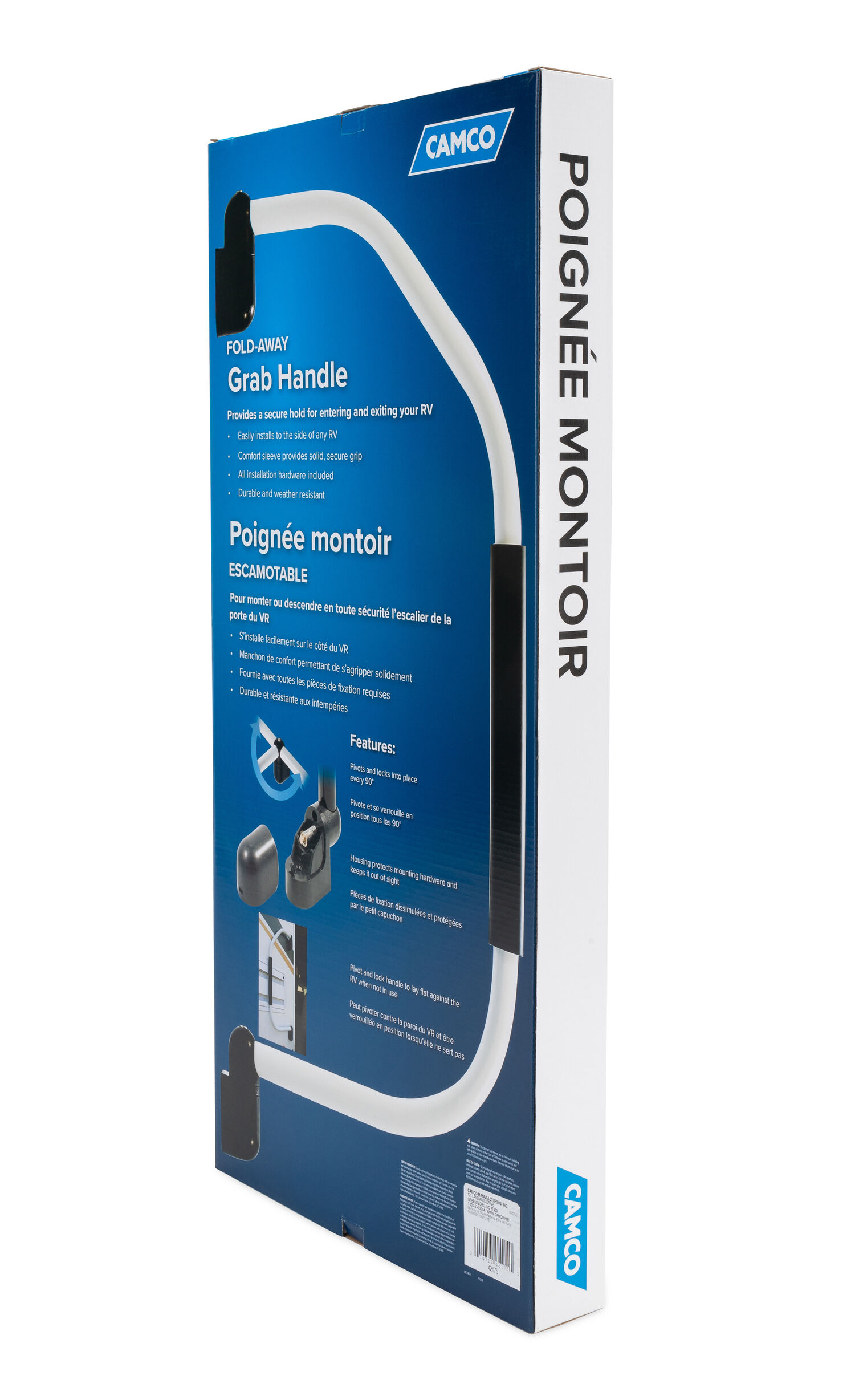 Fold-Away Grab Handle