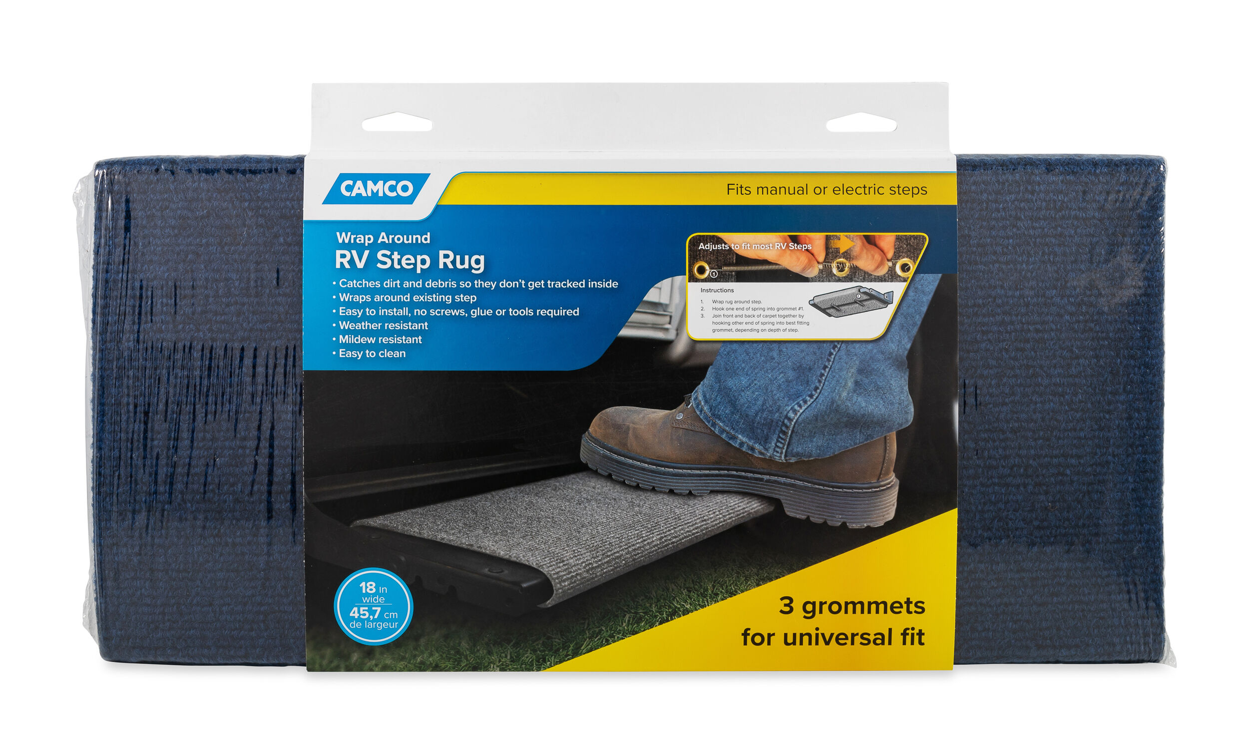 Step Rug, Regular Blue 