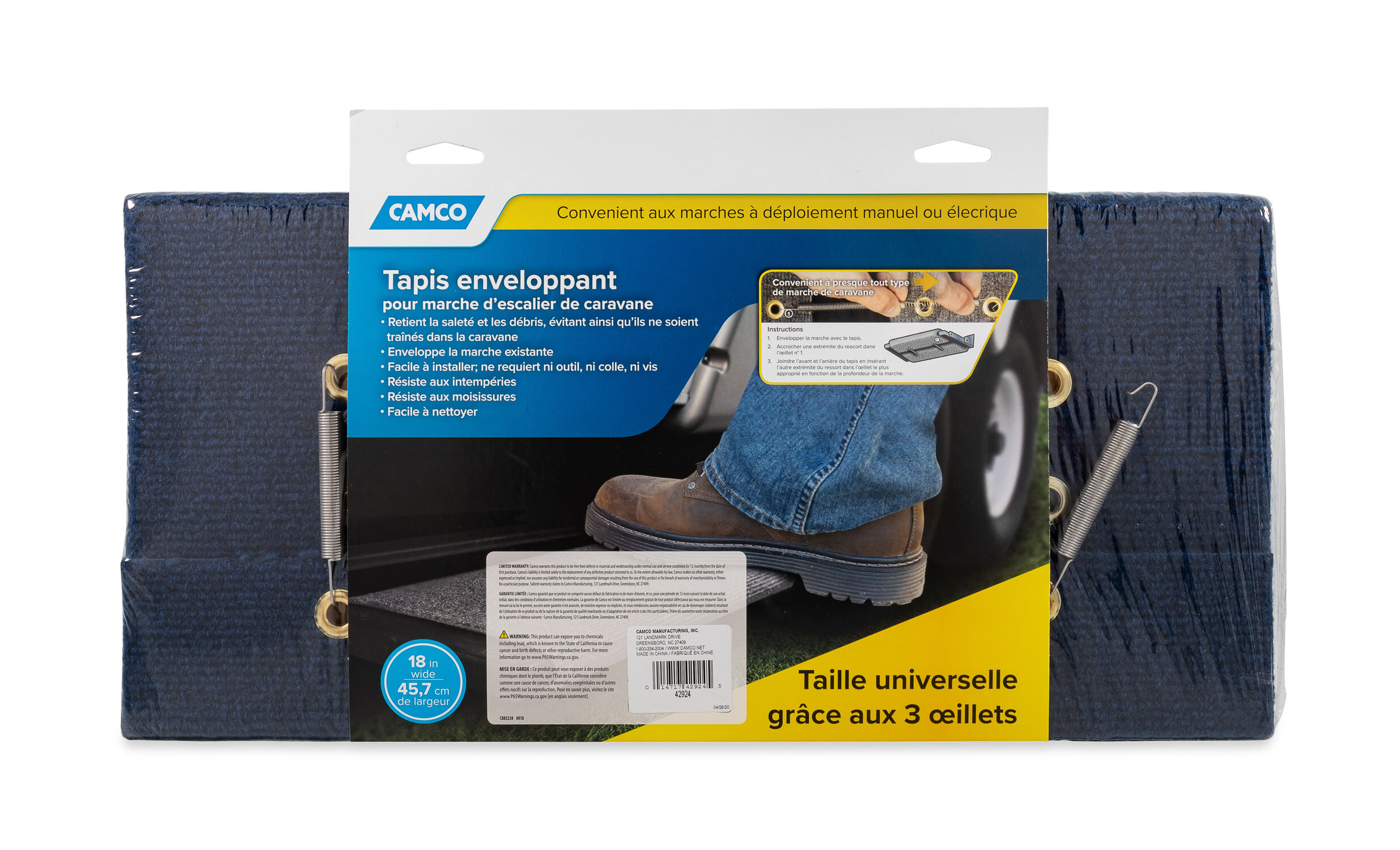 Step Rug, Regular Blue 