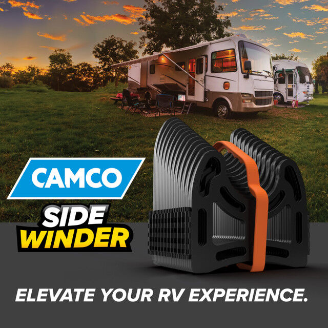 Camco RV Sidewinder Plastic Sewer Hose Support, 15-Ft