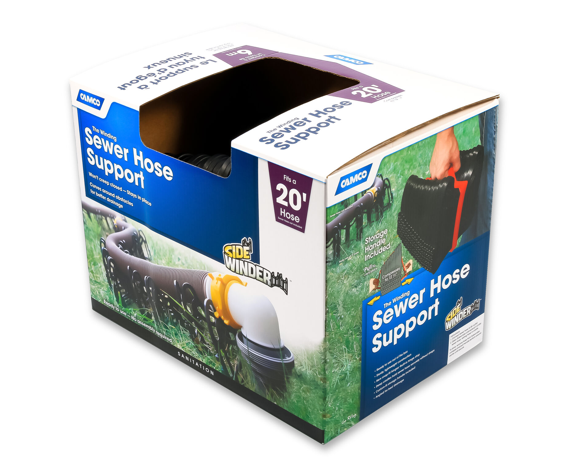 Sidewinder 20-Ft Plastic Sewer Hose Support 