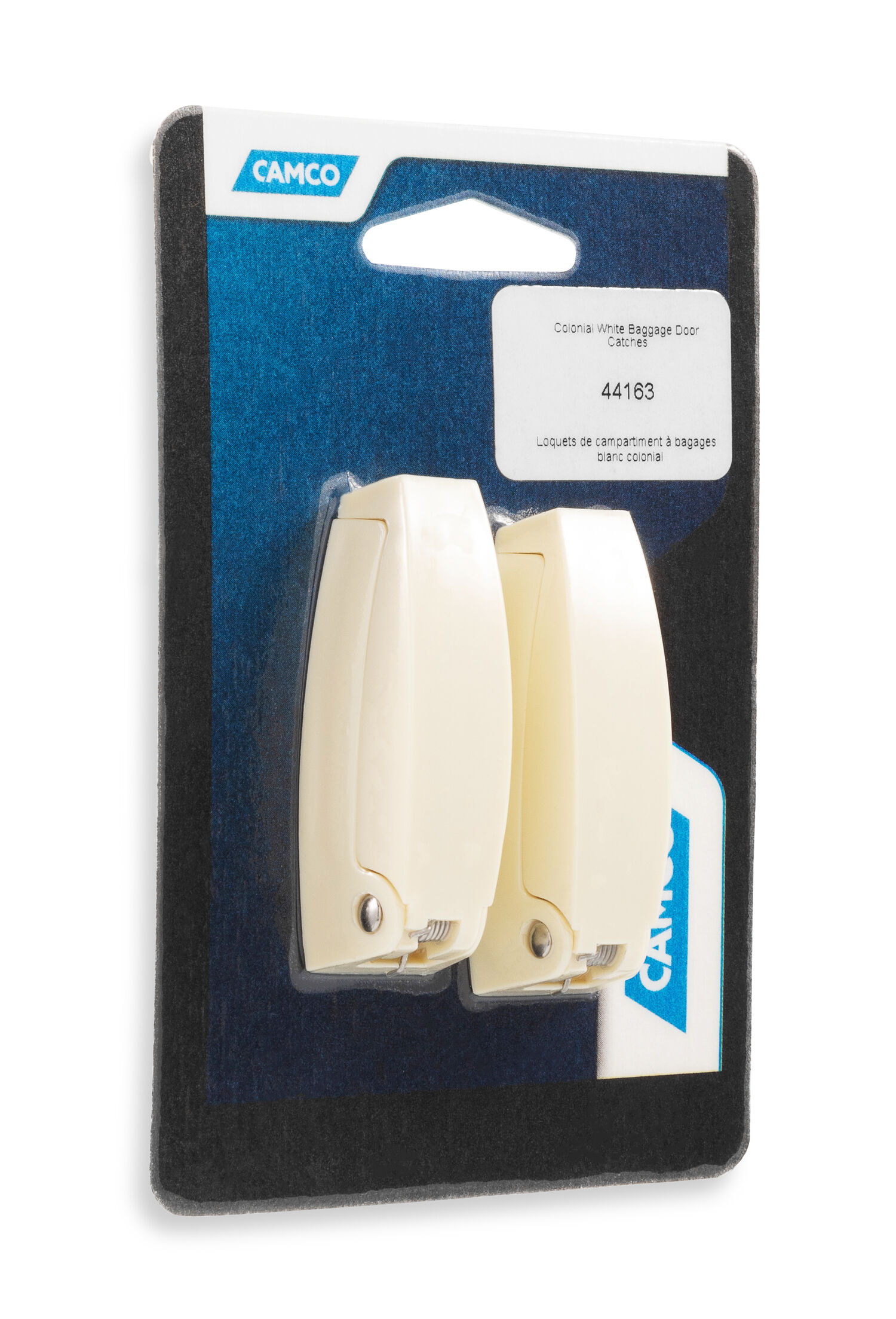 Baggage Door Catches 2/-Pk Colonial White 
