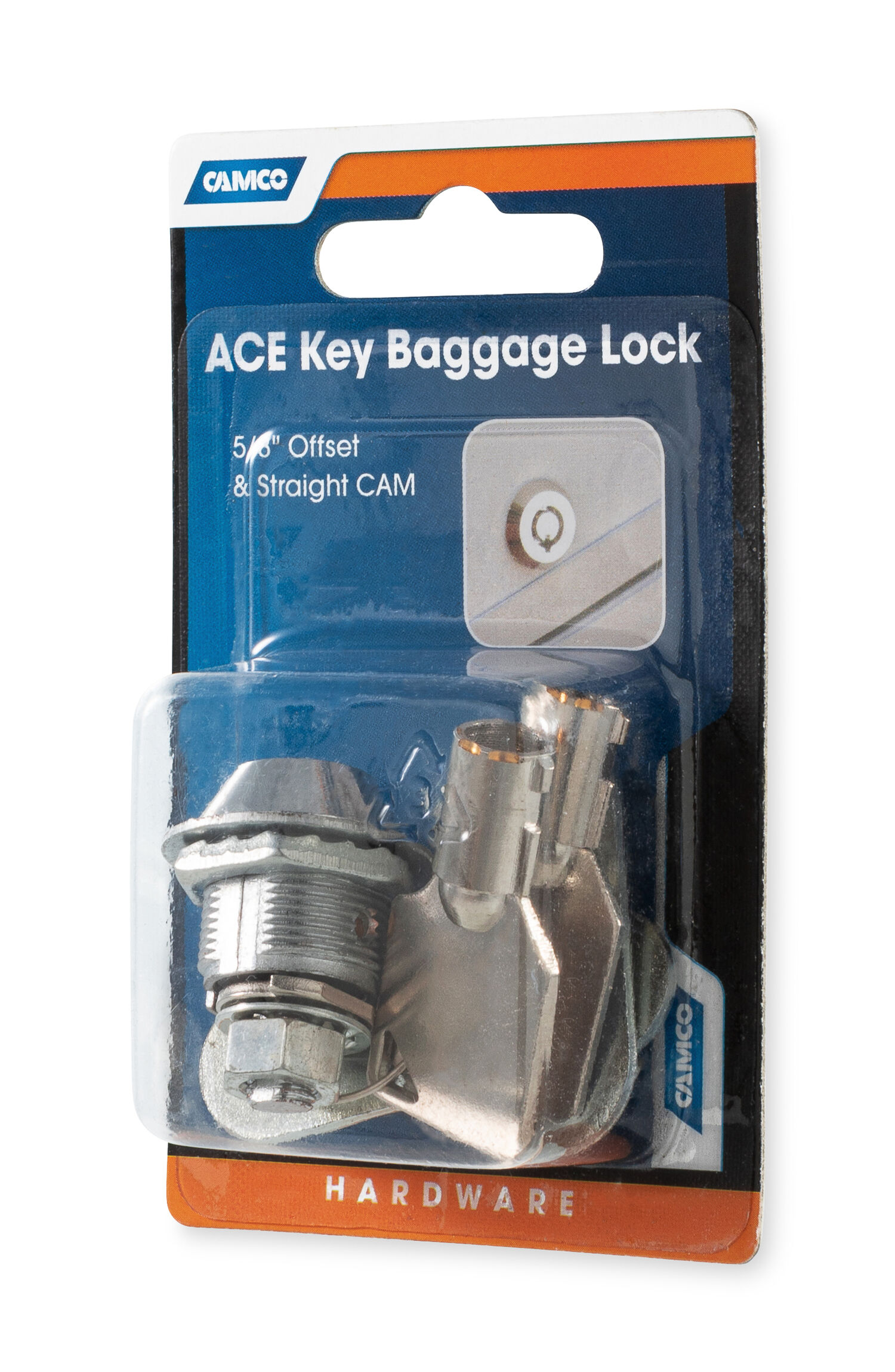 Cam Lock 5/8-In Ace Key Baggage Lock