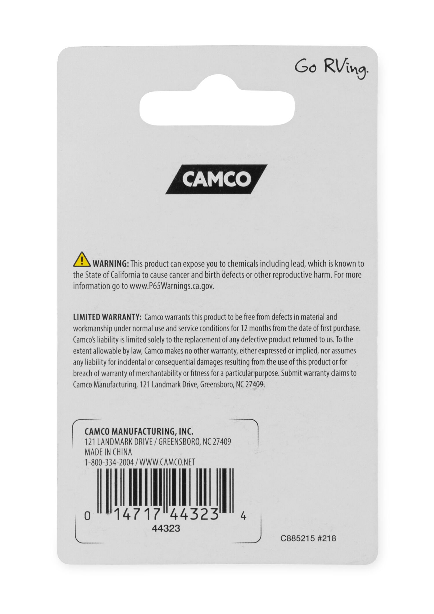 Cam Lock Thumb Operated 7/8-In