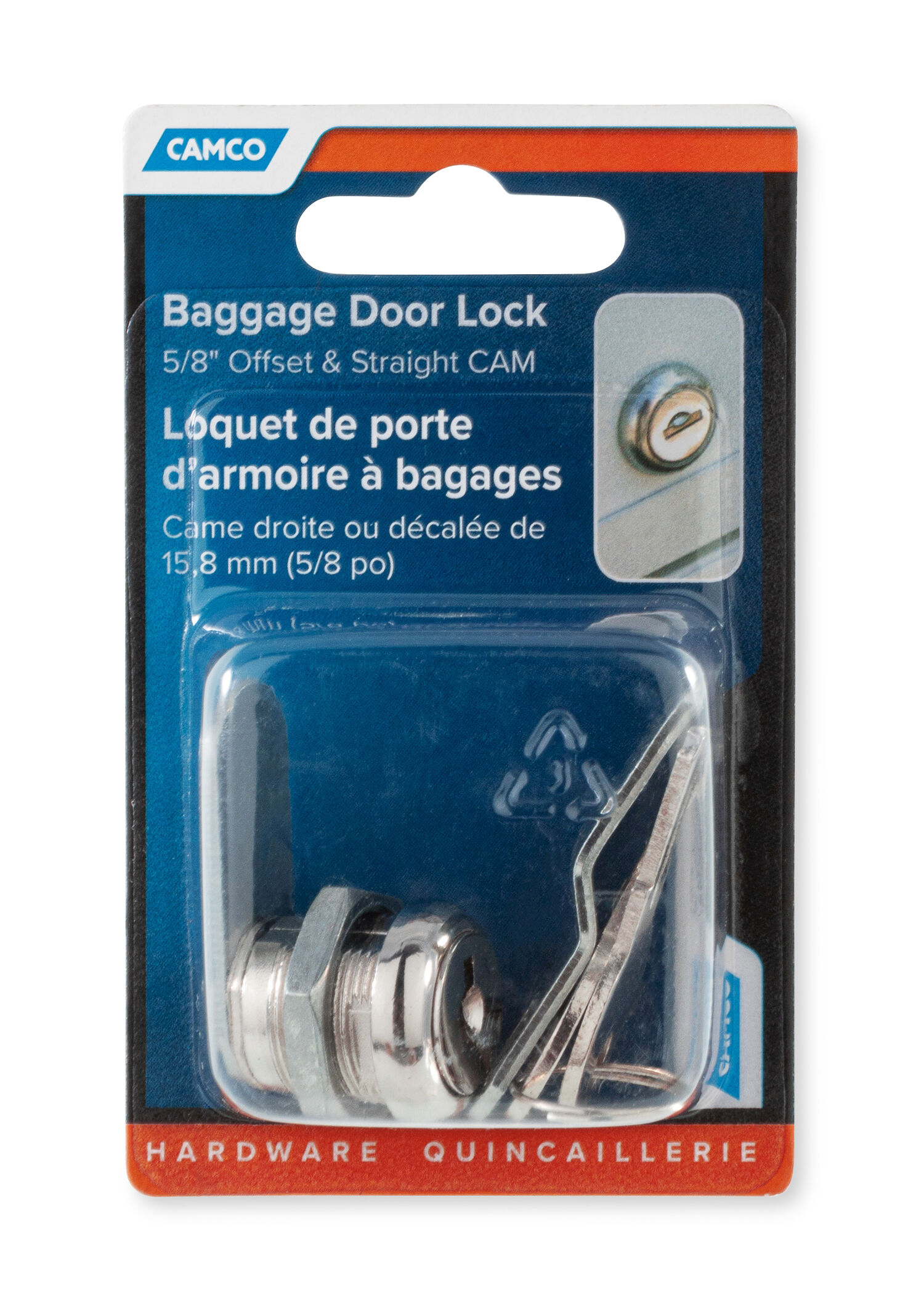 Cam Lock 5/8-In Baggage Lock 
