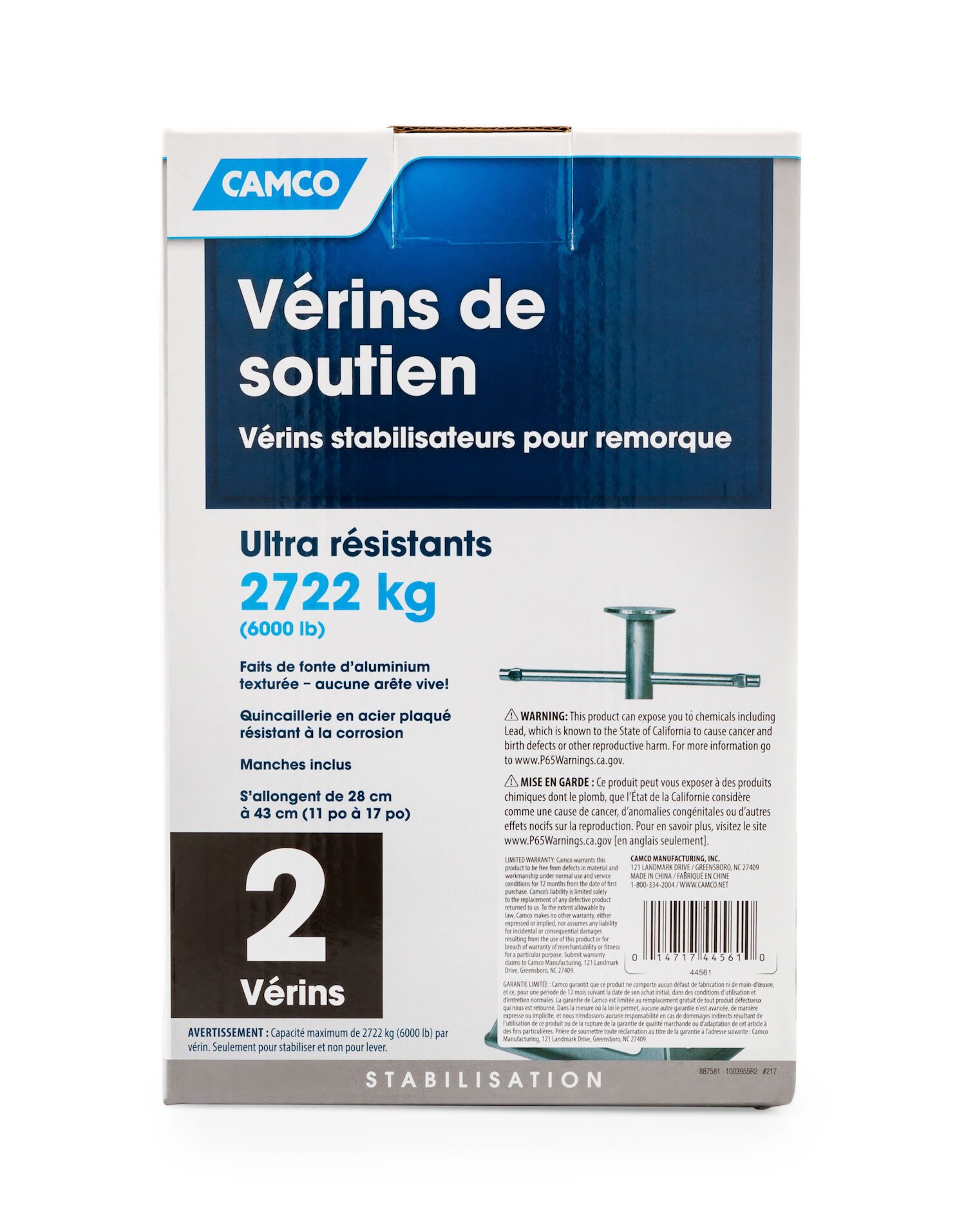 Stack Jacks - Stabilizing Trailer Jack Stands, 2per/Box
