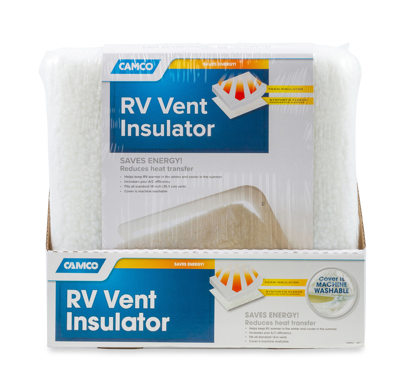Vent Insulator, Fits 14-In x 14-InVent w/o Reflective PDQ 
