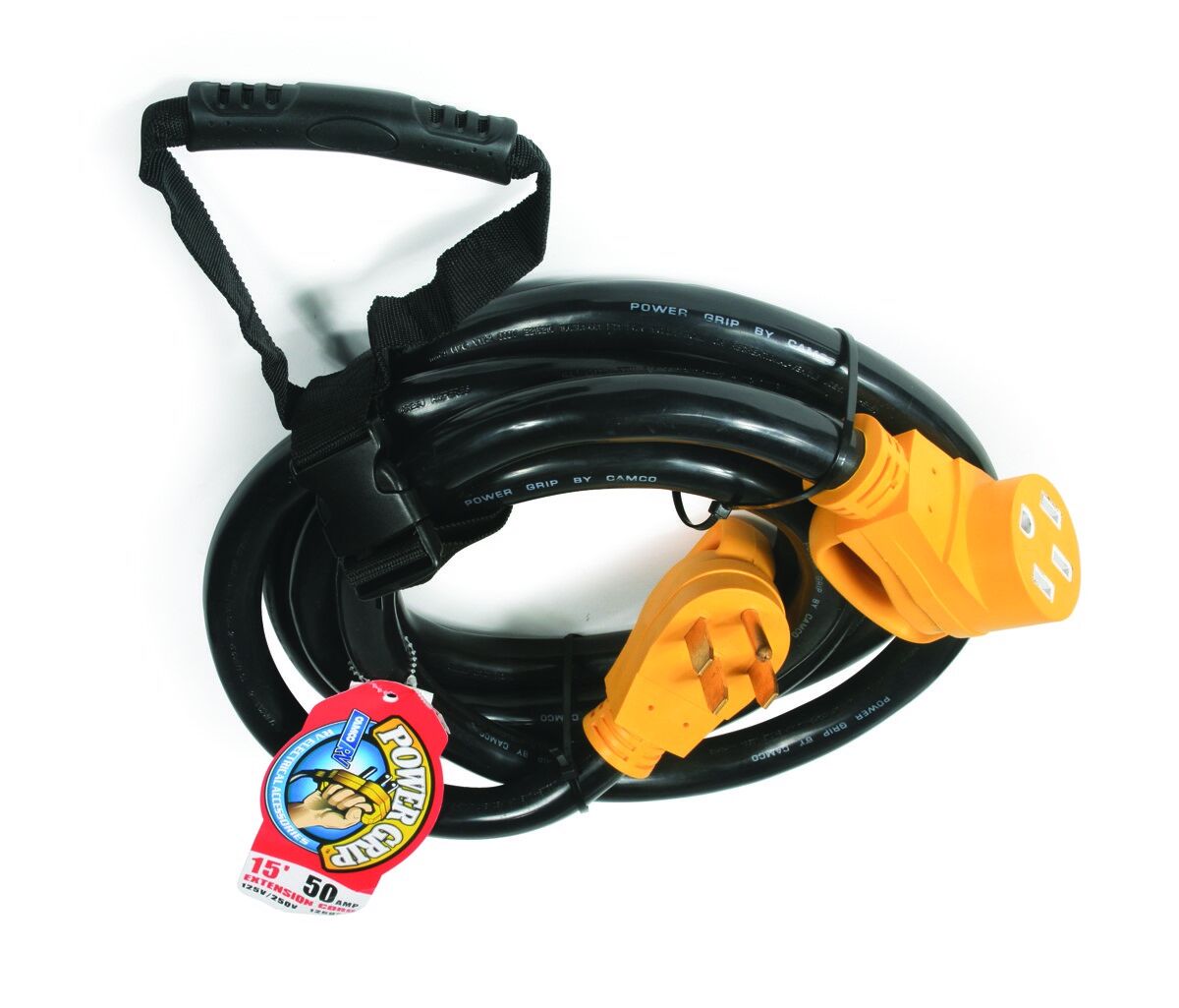 15-Ft 10GA 50A 125-250V/12500W Extension Cord