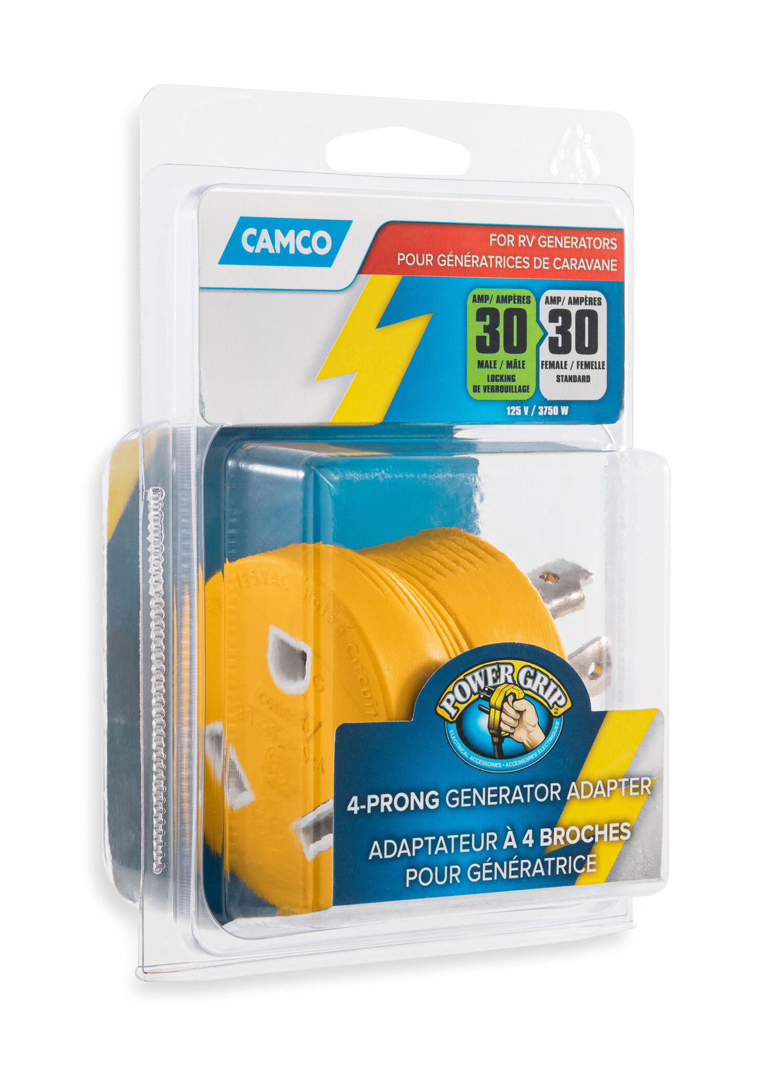 GenAdpt 30AM 4-Prong 125V/3750W