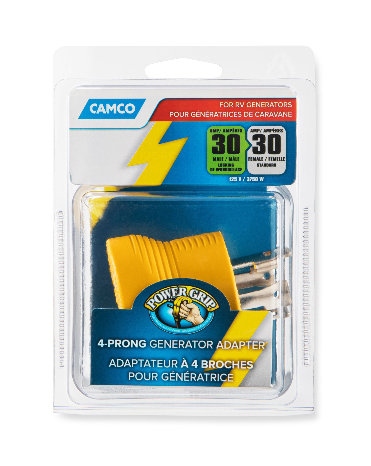 GenAdpt 30AM 4-Prong 125V/3750W