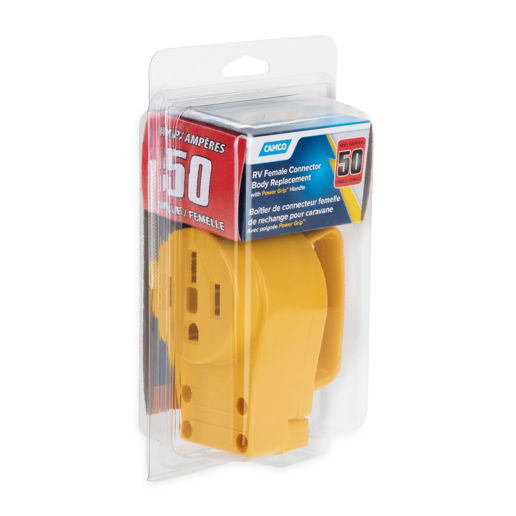 Camco RV Power Grip Connector 50-Amp