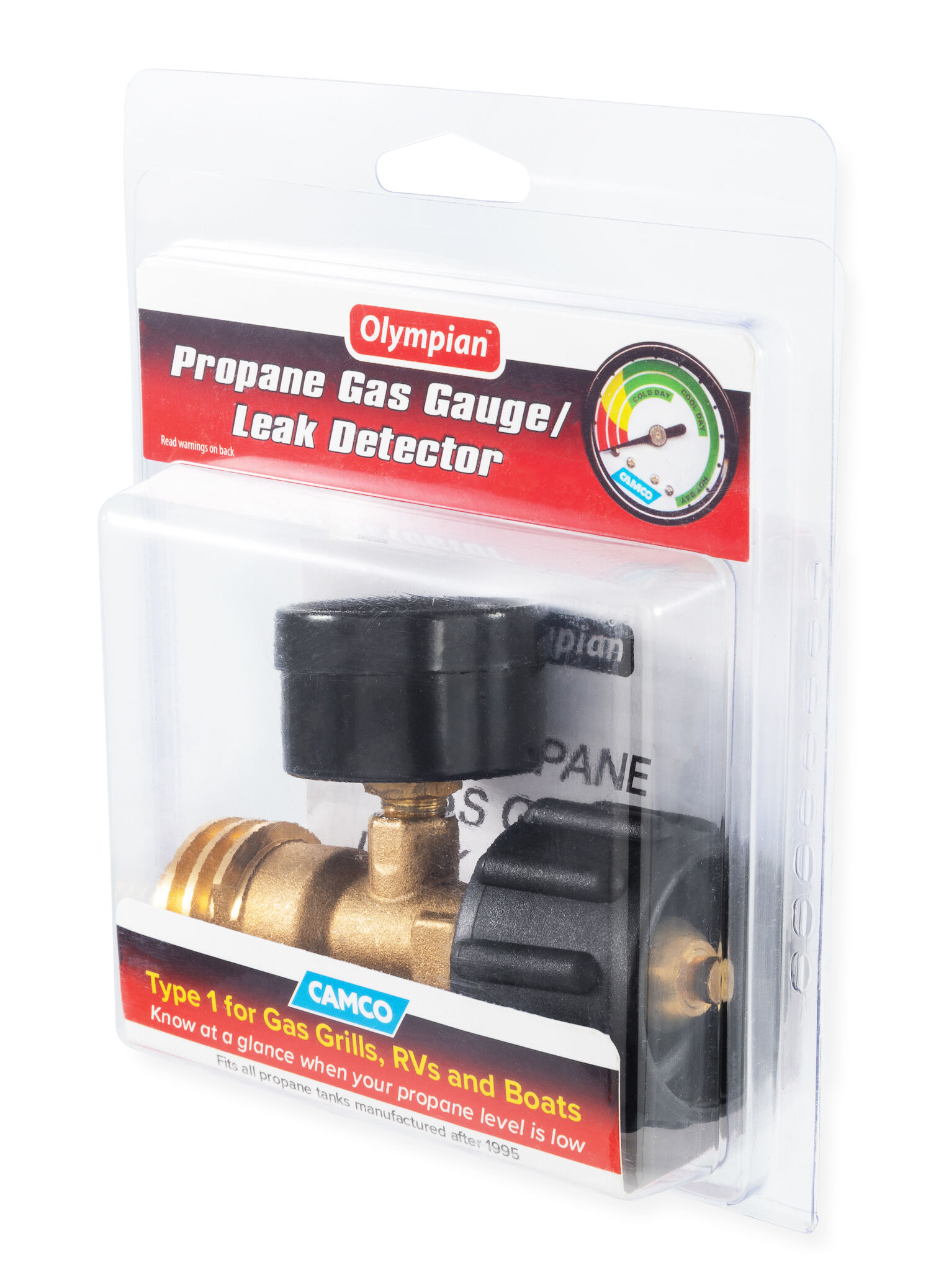 Propane Gauge/Leak Detector, Clamshell
