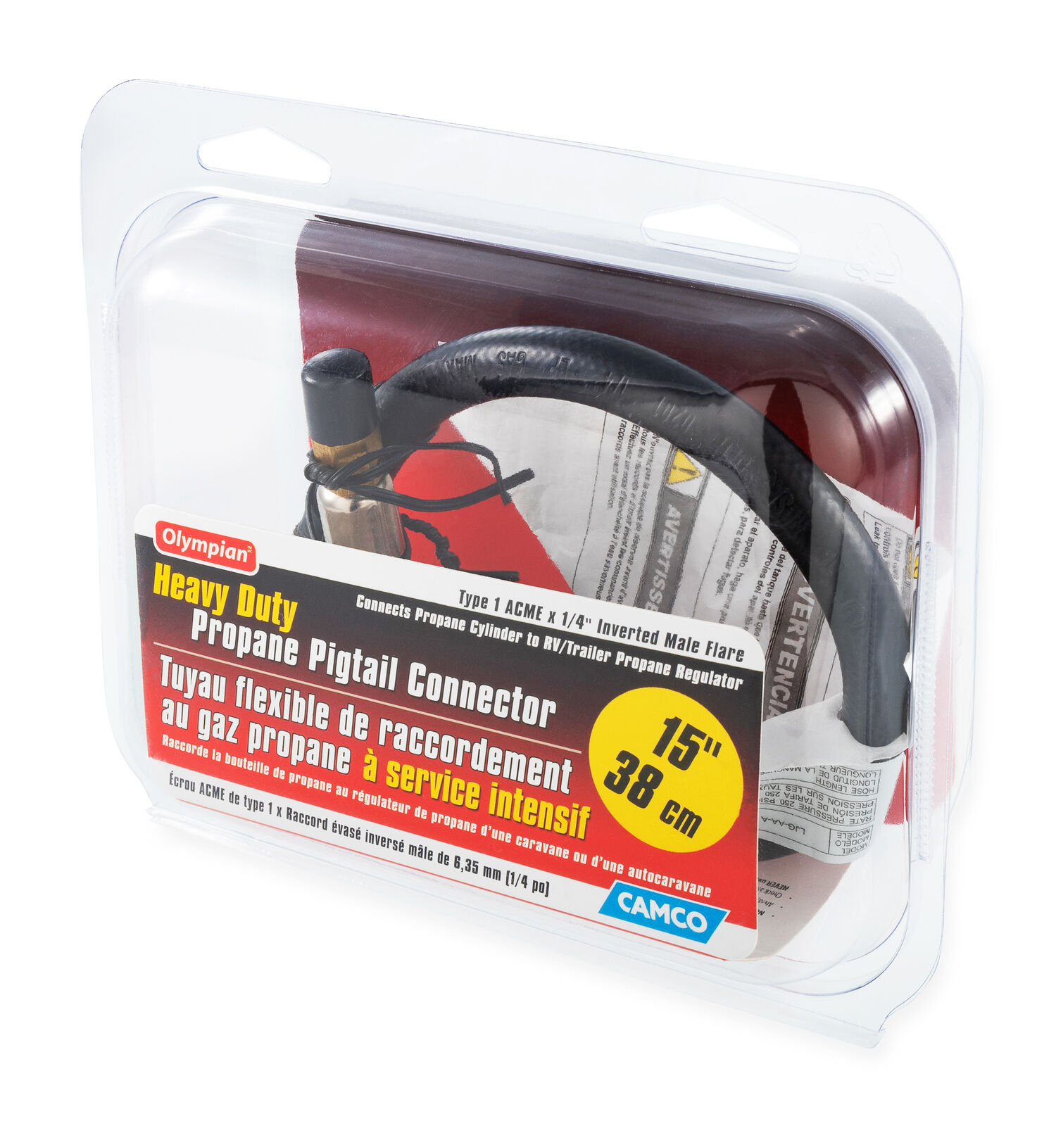 PigTail Propane Hose,15-In