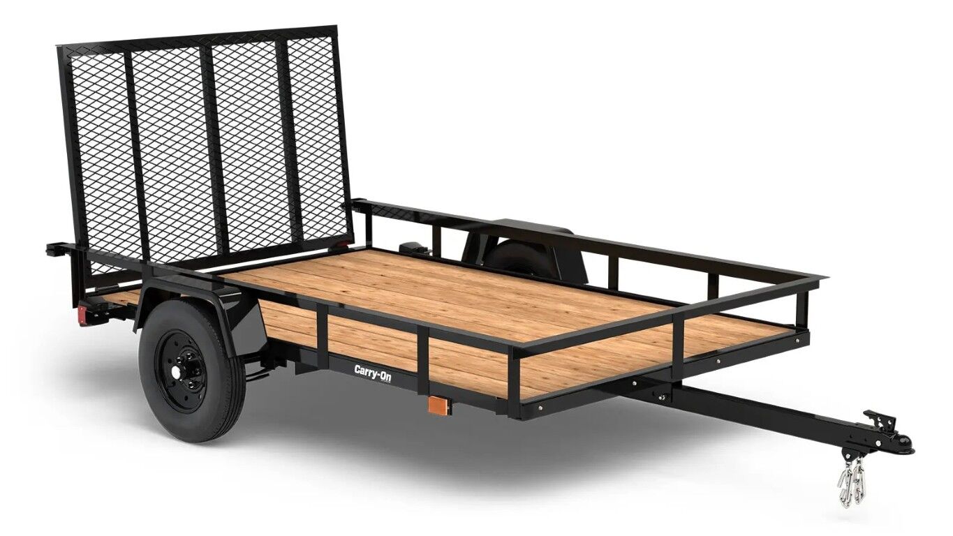 Carry-On 5-ft x 8-ft Wire Mesh Utility Trailer with Gate