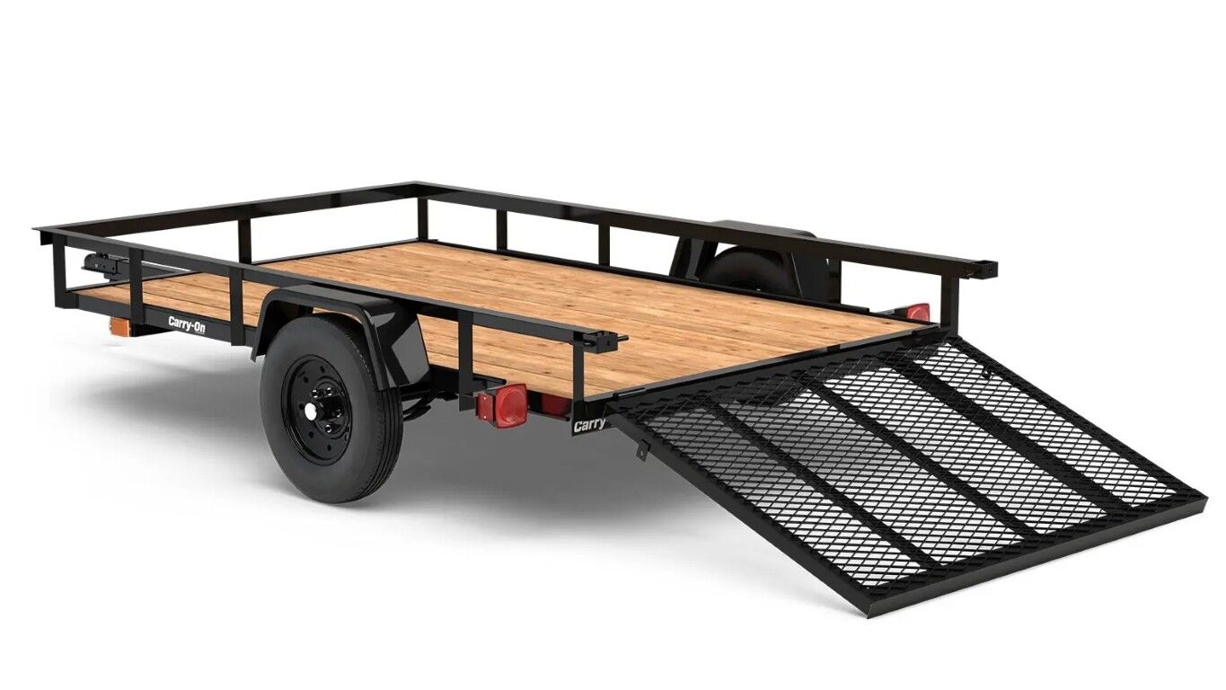 Carry-On 5-ft x 8-ft Wire Mesh Utility Trailer with Gate