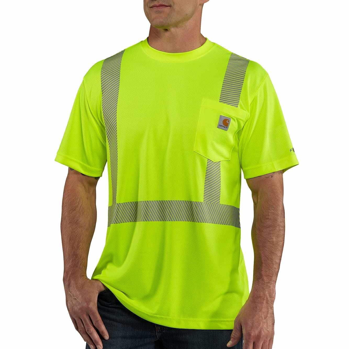 Carhartt Men's Force High-Visibility Short-Sleeve Class 2 T-Shirt
