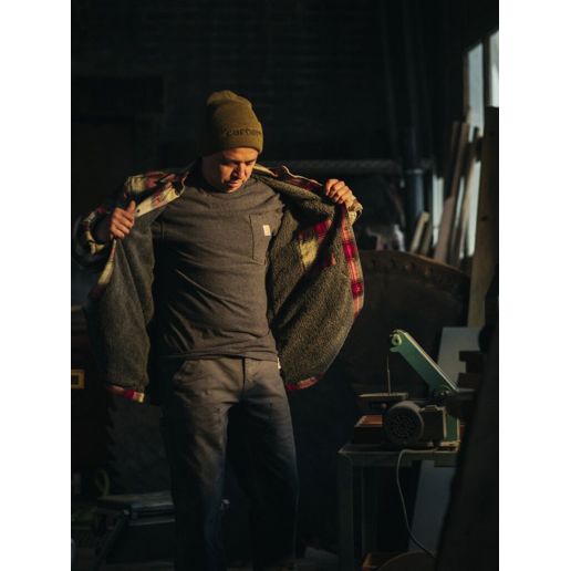 Carhartt Men's Relaxed Fit Rugged Flex Duck Utility Double-Knee Work Pant in Shadow