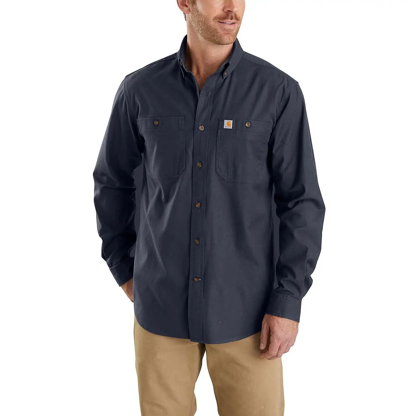 Carhartt Men's Rugged Flex Rigby Long-Sleeve Work Shirt