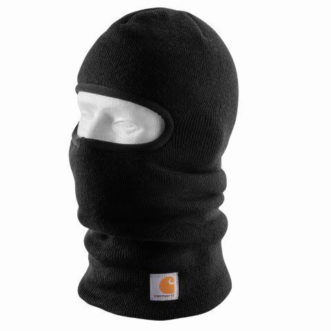 Carhartt Men's Knit Insulated Face Mask in Black