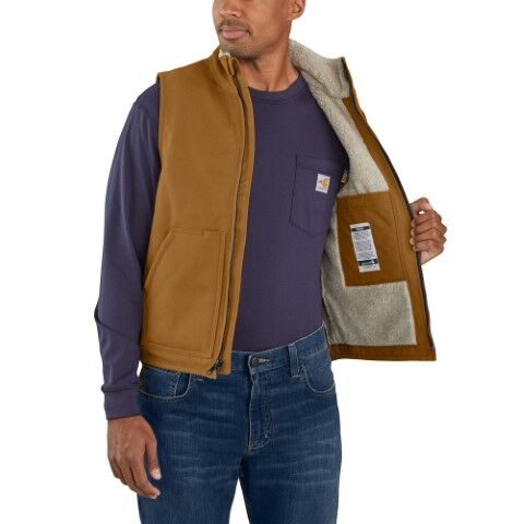 Carhartt Men's Flame Resistant Duck Sherpa Lined Vest