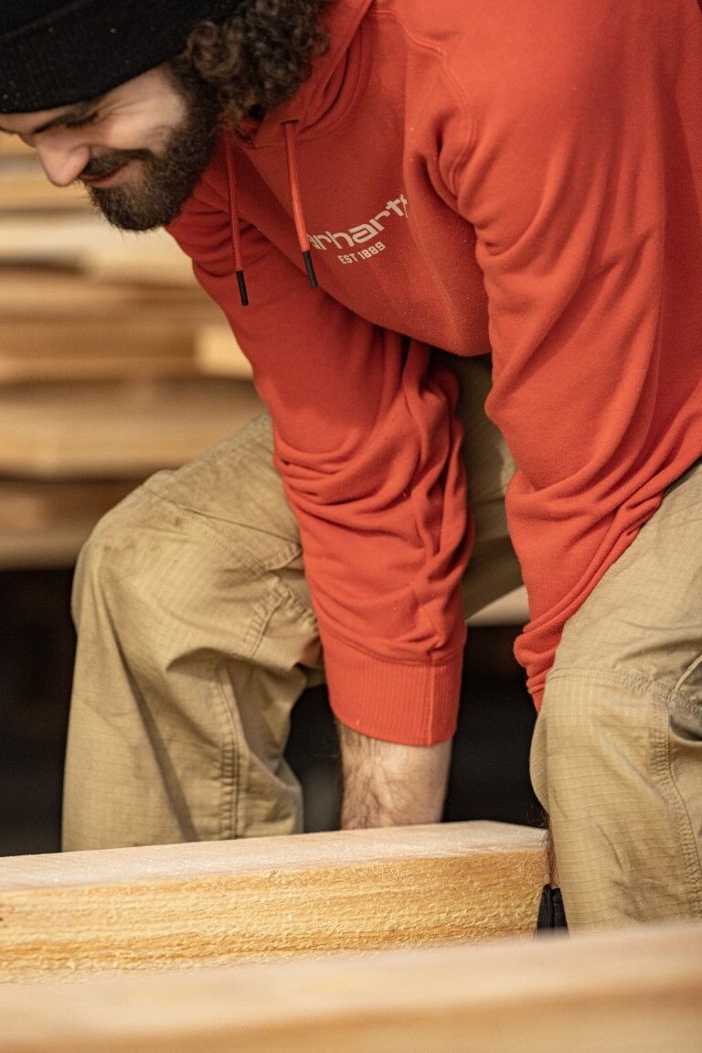 Carhartt Men's Force Relaxed Fit Lightweight Logo Graphic Sweatshirt