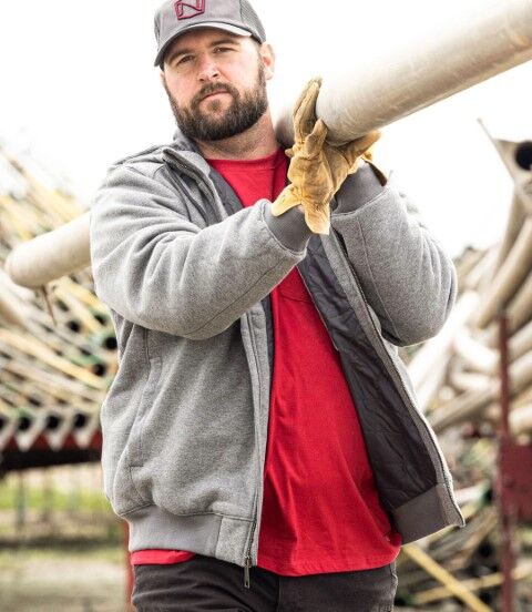 Noble Outfitters Men's FullFlexx HD Full Zip Hoodie