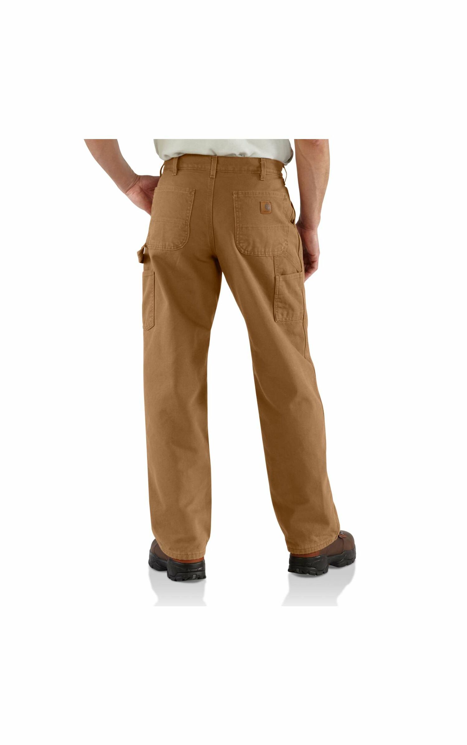 Carhartt Men's Flannel Lined Washed Duck Dungaree Pant