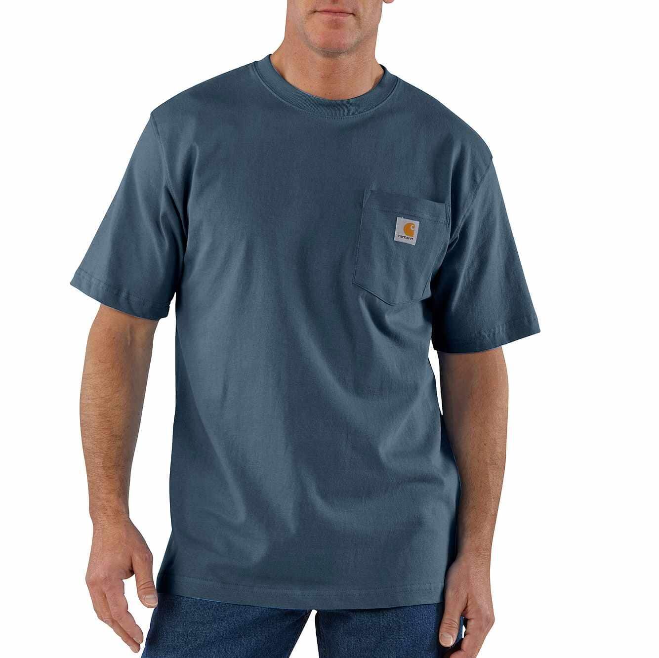Carhartt Men's Loose Fit Heavyweight Short Sleeve Pocket T-Shirt