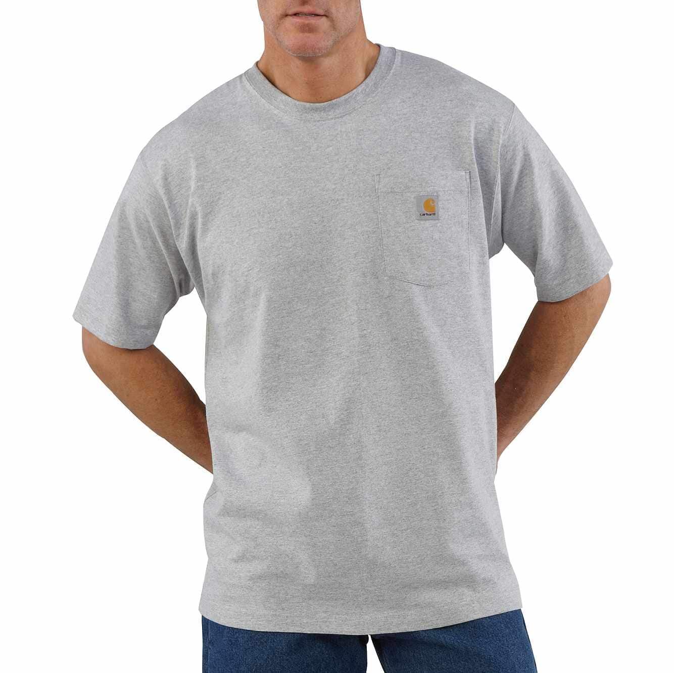 Carhartt Men's Loose Fit Heavyweight Short Sleeve Pocket T-Shirt