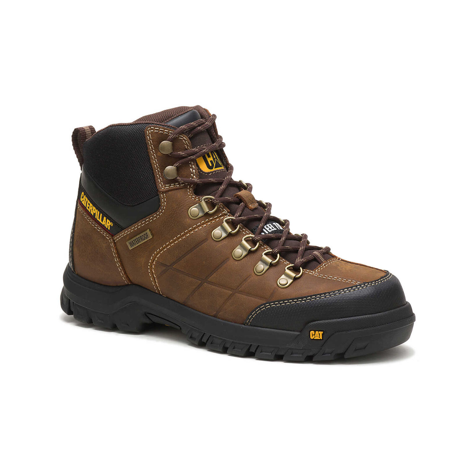 CAT Men's Threshold Waterproof Steel Toe Work Boot