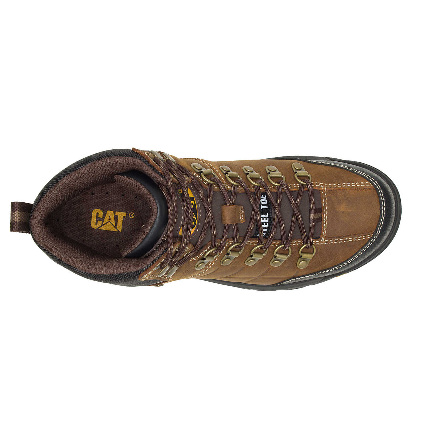 CAT Men's Threshold Waterproof Steel Toe Work Boot