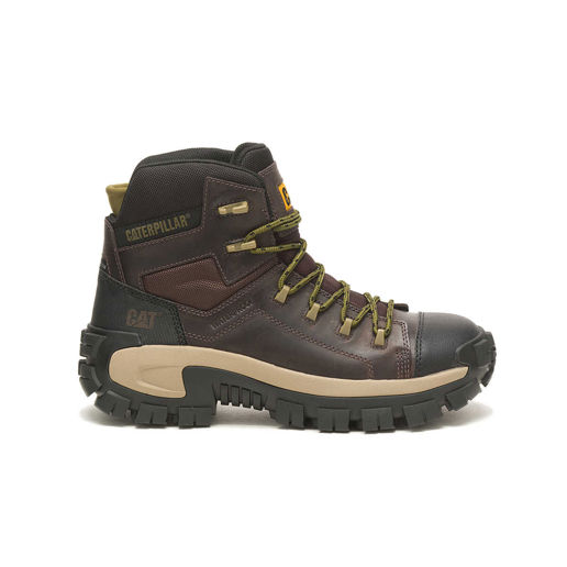 CAT Men's Invader hiker Waterproof Composite Toe Work Boot in