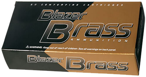 CCI Blazer Brass, 9mm, FMJ-RN, 115 Grain, 50 Rounds