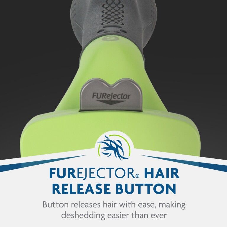 Furminator Undercoat Deshedding Tool for Small Long-Haired Dogs