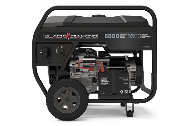 Black Diamond 5500-Watt Portable Gas Electric Start Generator