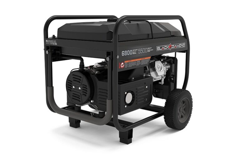 Black Diamond 5500-Watt Portable Gas Electric Start Generator