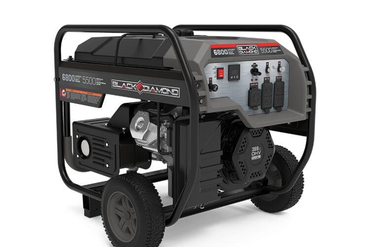 Black Diamond 5500-Watt Portable Gas Electric Start Generator